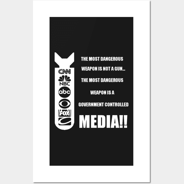 Anti Media Wall Art by ChatNoir01